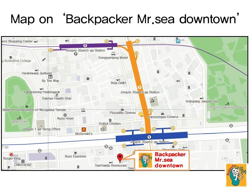 Asrama Backpacker Mr.sea Seoul